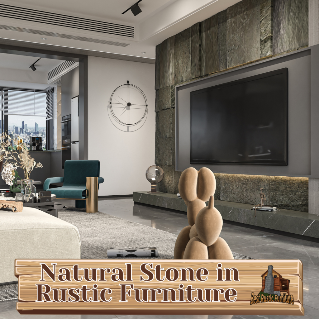 Natural Stone in Rustic Furniture